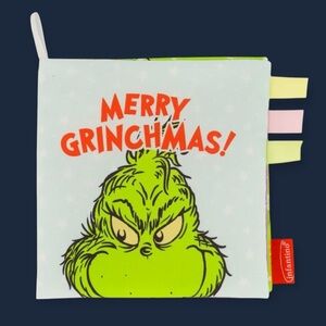 New  Infantino Soft Baby Grinch Book